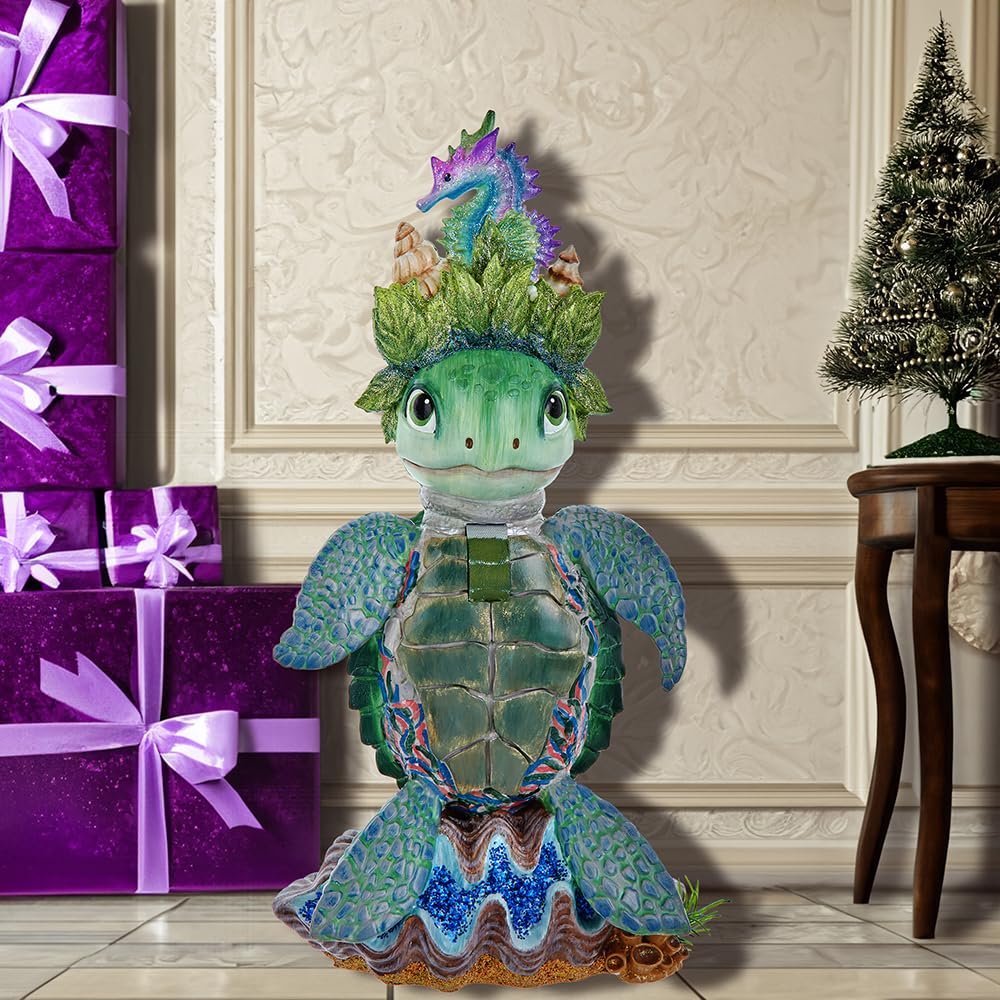 Kurt Adler 16-inch Hollywood Nutcrackers™ Sea Turtle Nutcracker