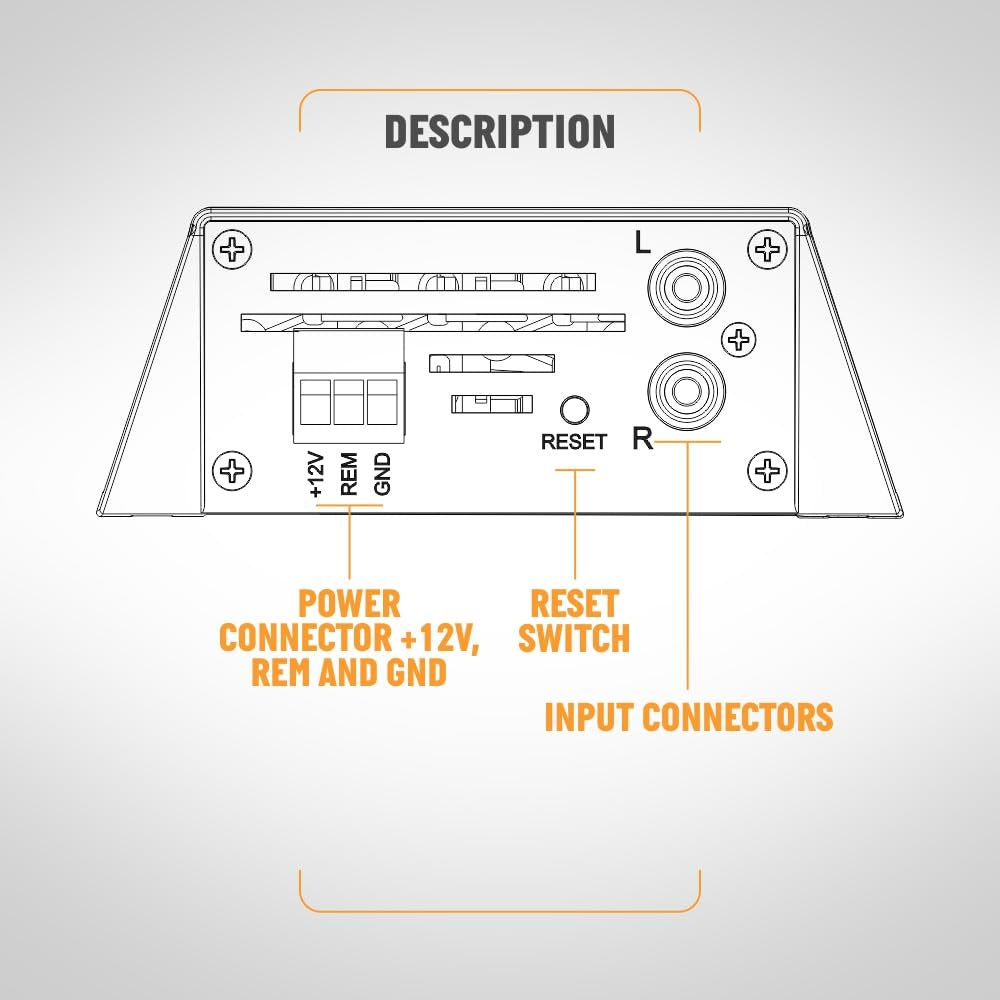 Banda Audioparts X AIR Series Digital Signal Processor, 32bit/96khz, Bluetooth and APP Control, 19 Band EQ, 2 Input