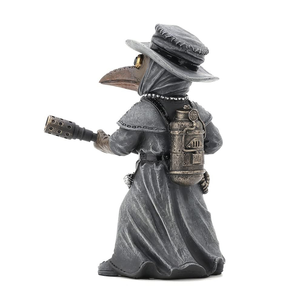Veronese Design 5 1/4" Epidemia Exterminatus Plague Doctor Steampunk Resin Sculpture Handpainted Figurine