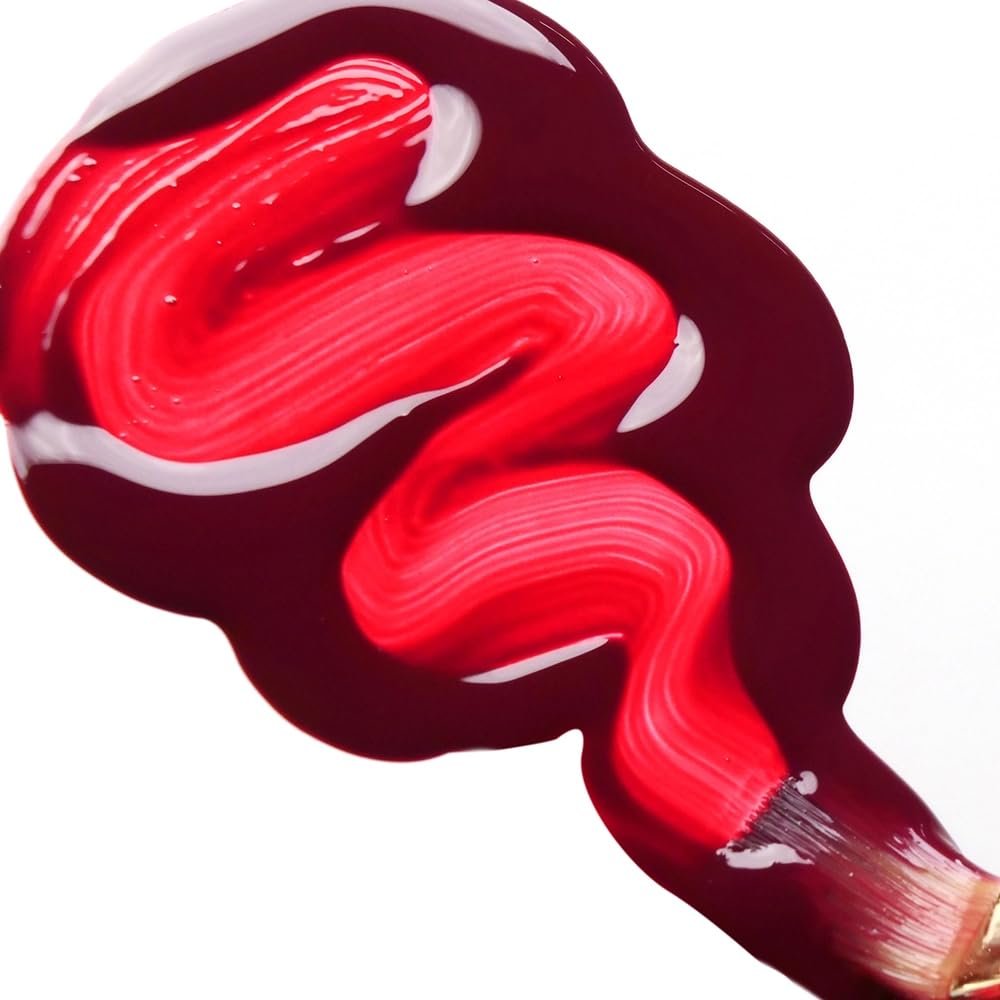 High Flow Acrylics by GOLDEN, Alizarin Crimson Hue, 4 fl. oz. Bottle, Professional Acrylic Paint, Transparent