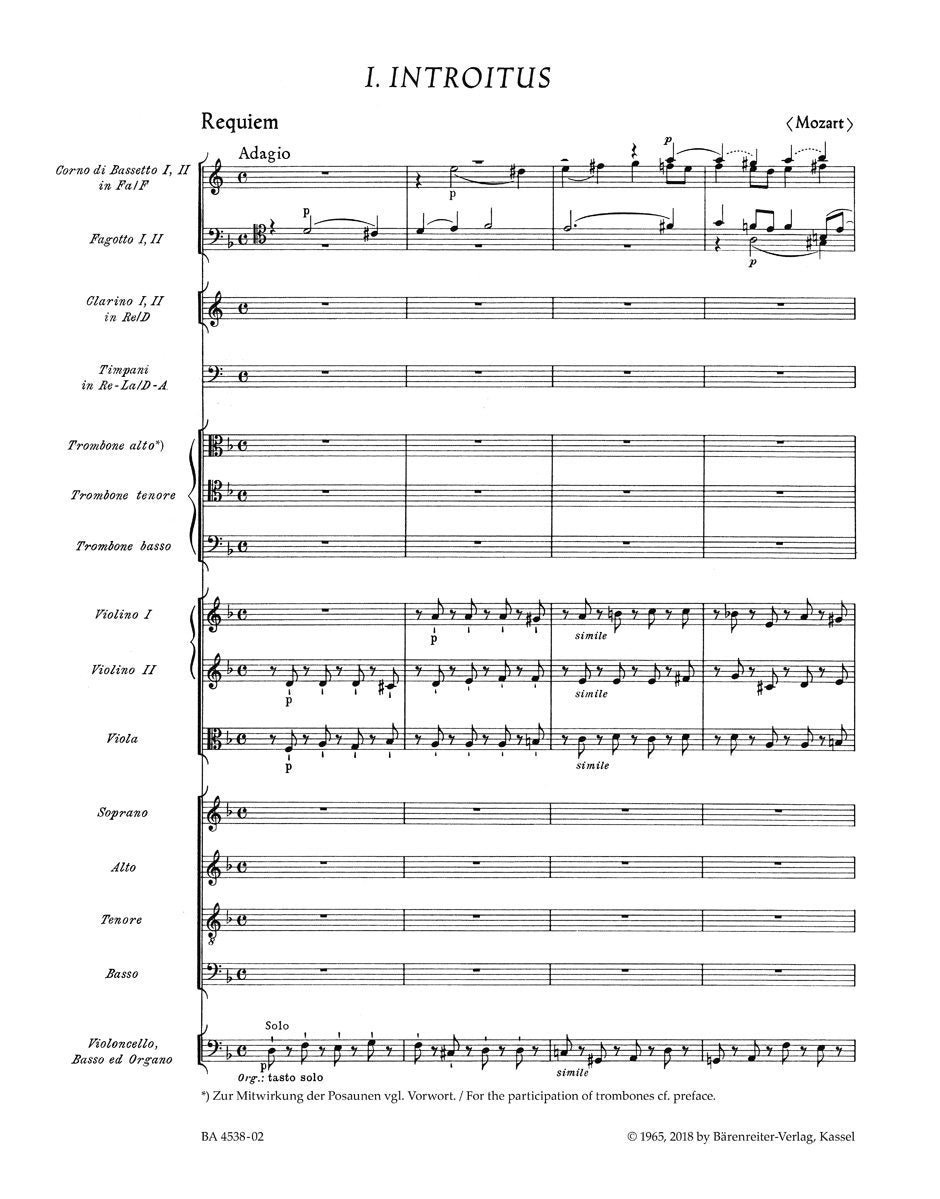 Mozart: Requiem, K. 626 (completed by Süssmayr) (Full Score – Paperback)