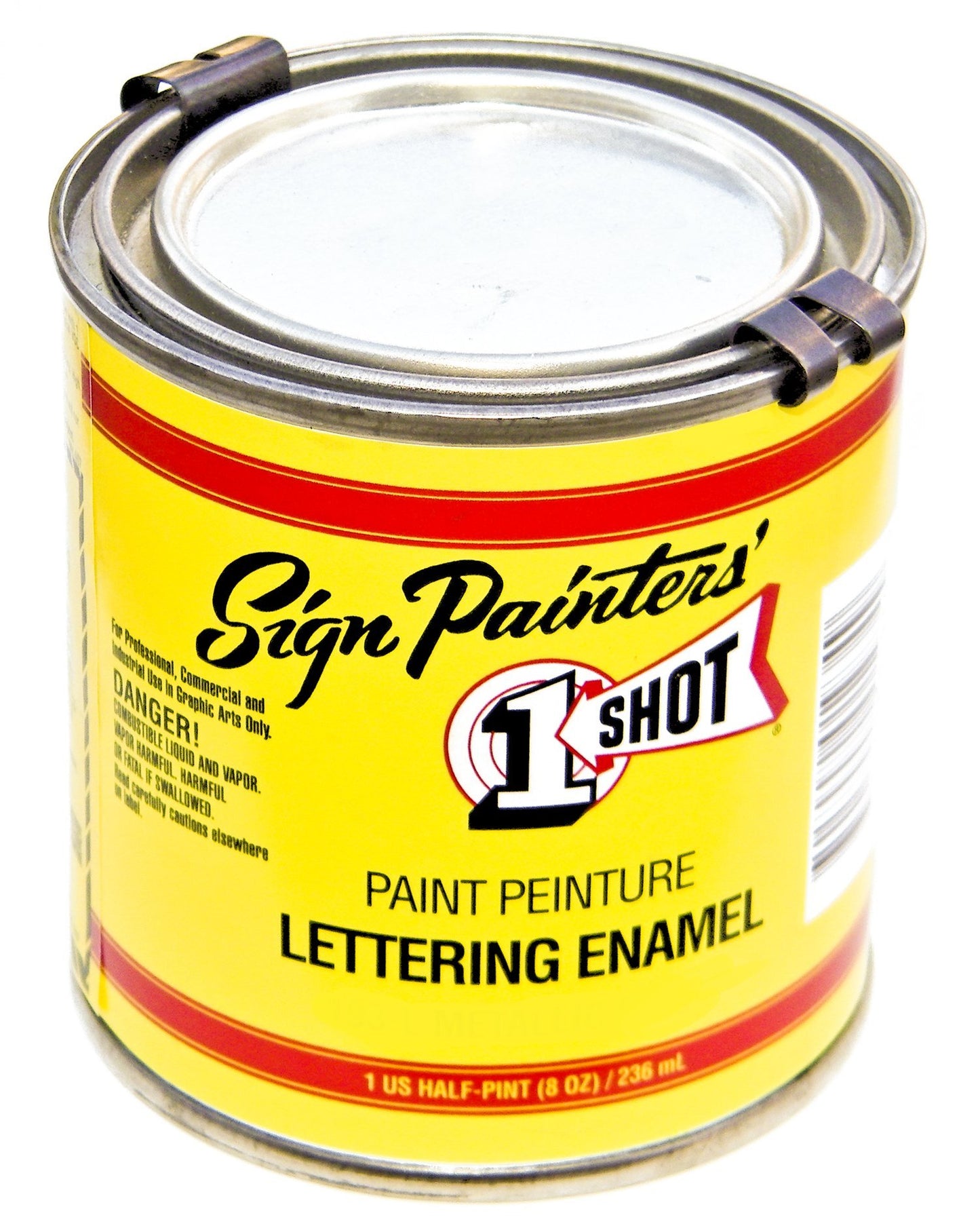 One Shot Metallic Silver Quarter Pint