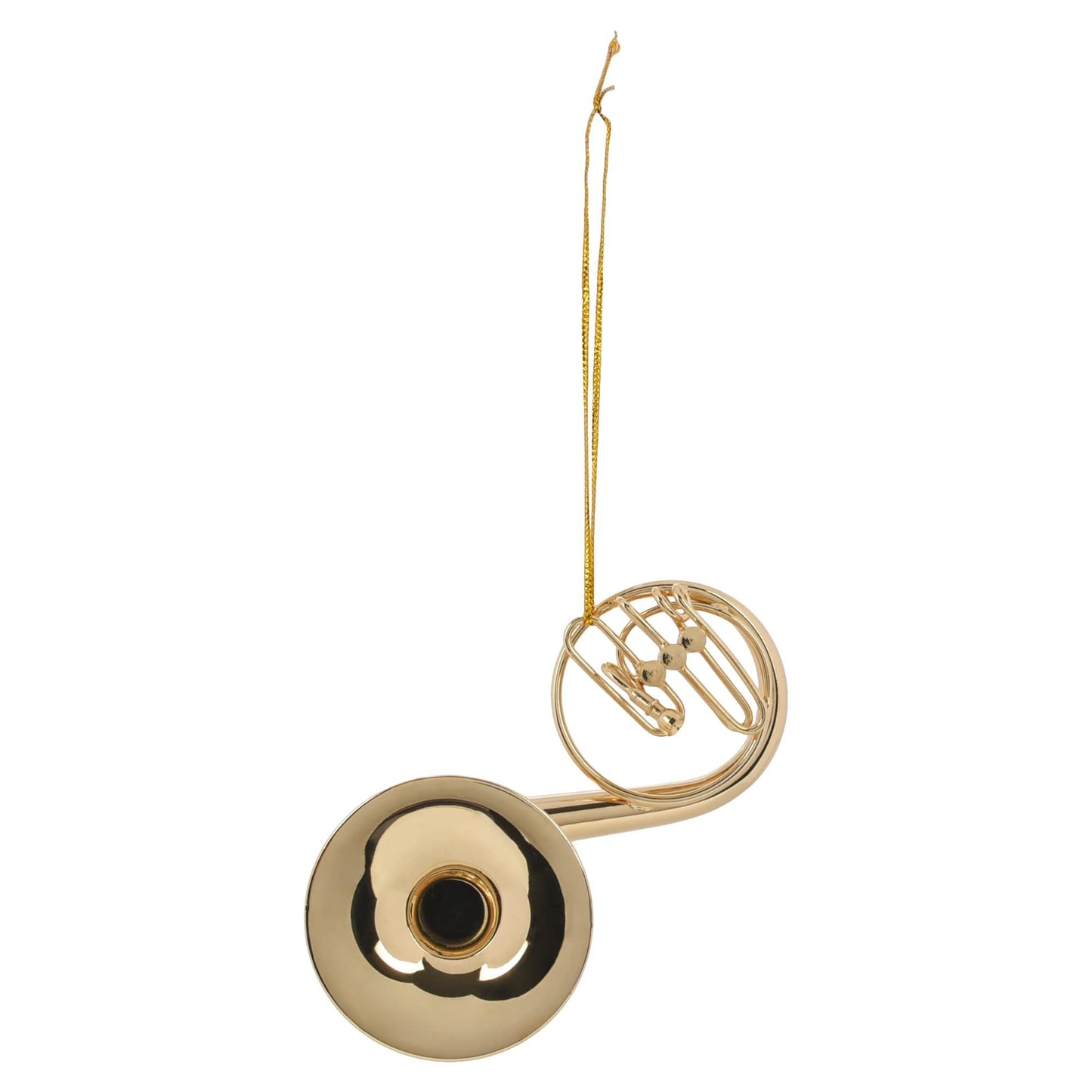 Broadway Gifts Co Gold Tone Sousaphone Instrument 4 inch Brass Hanging Ornament