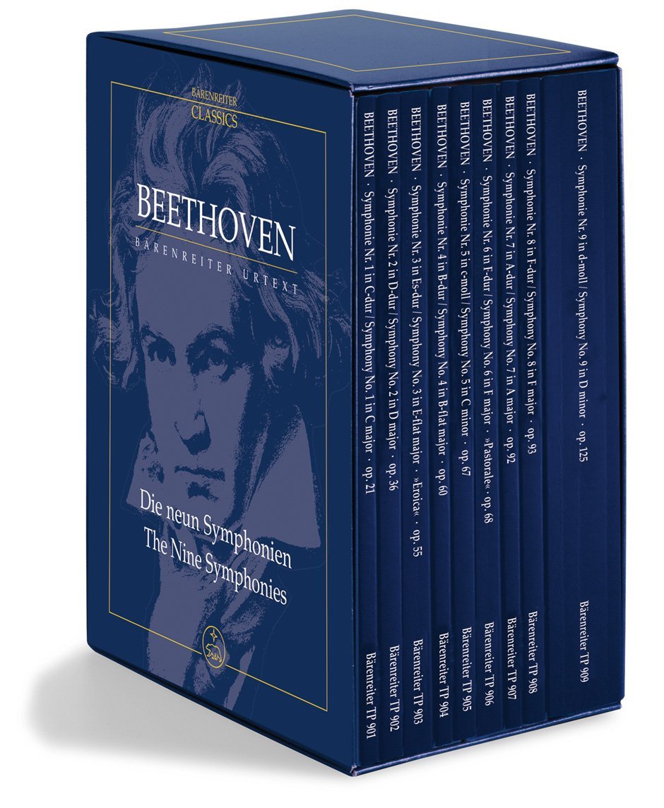 The Nine Symphonies (Study Scores in a box set)