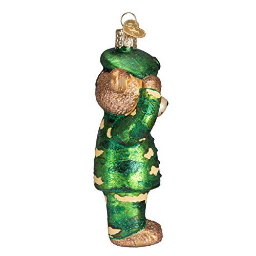 Old World Christmas Ornaments: Army Glass Blown Ornaments for Christmas Tree