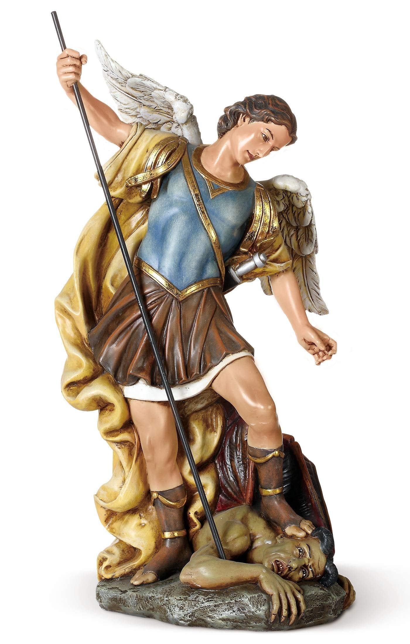 Joseph's Studio by Roman - 15.5" H St. Michael Figure, Religious Home Decor, Devout Gift,