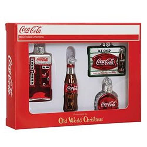 Old World Christmas Coca-Cola Glass Blown Ornament for Christmas Tree