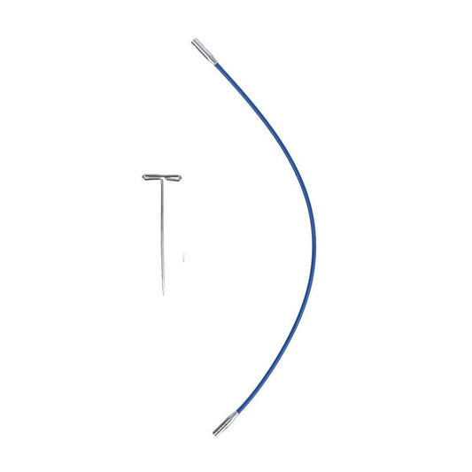 ChiaoGoo Twist Blue Cable 5" (13 cm) Small