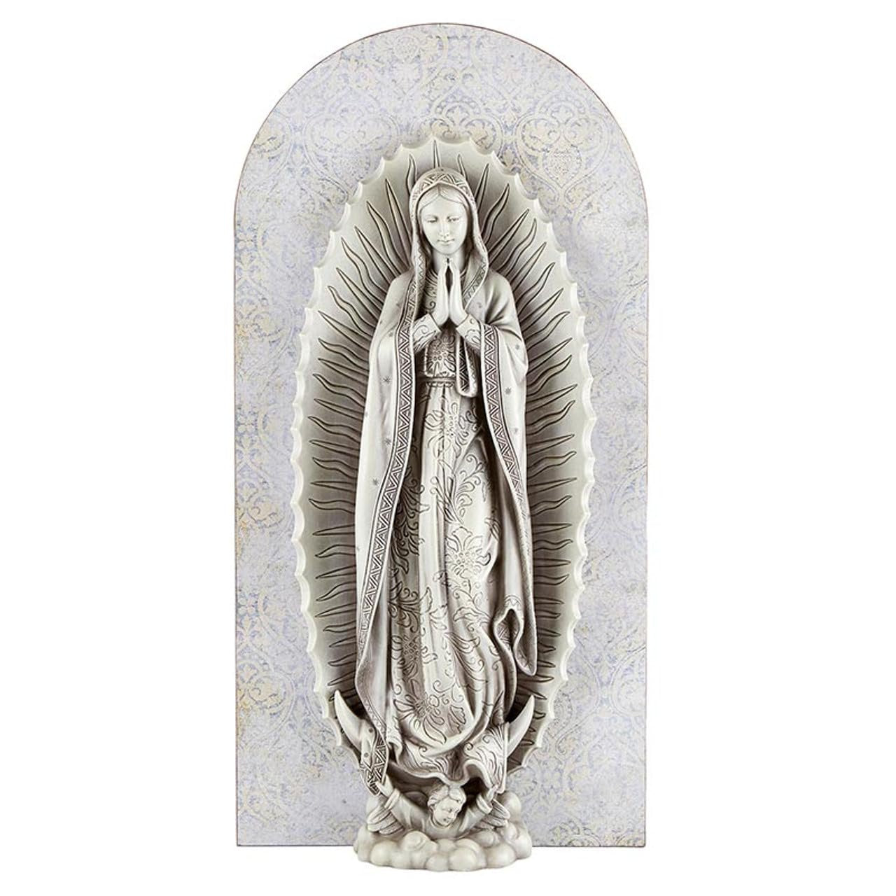 Christian Brands Our Lady of Guadalupe Garden Wall Plaque, 30-inch Height