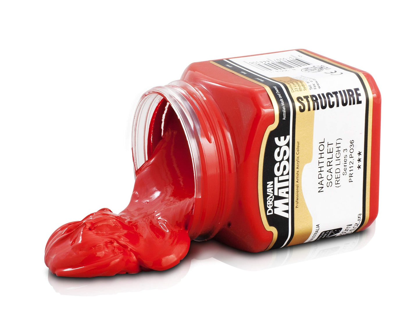 Matisse Structure Heavy Body Acrylic Paint High Viscosity Acrylics - 75 ml Tube - Antique White