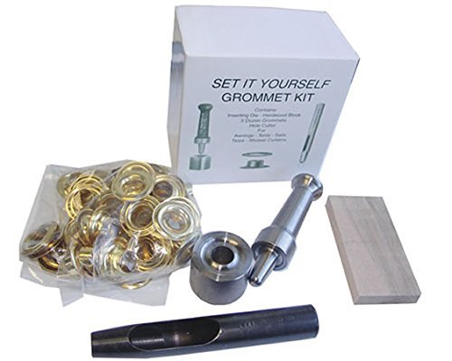 C. S. Osborne and Co. No. K235-6"Set it Your Self" Home/Hobby Tool and Grommet Kit - BRASS Size 6 (MPN # 13305)