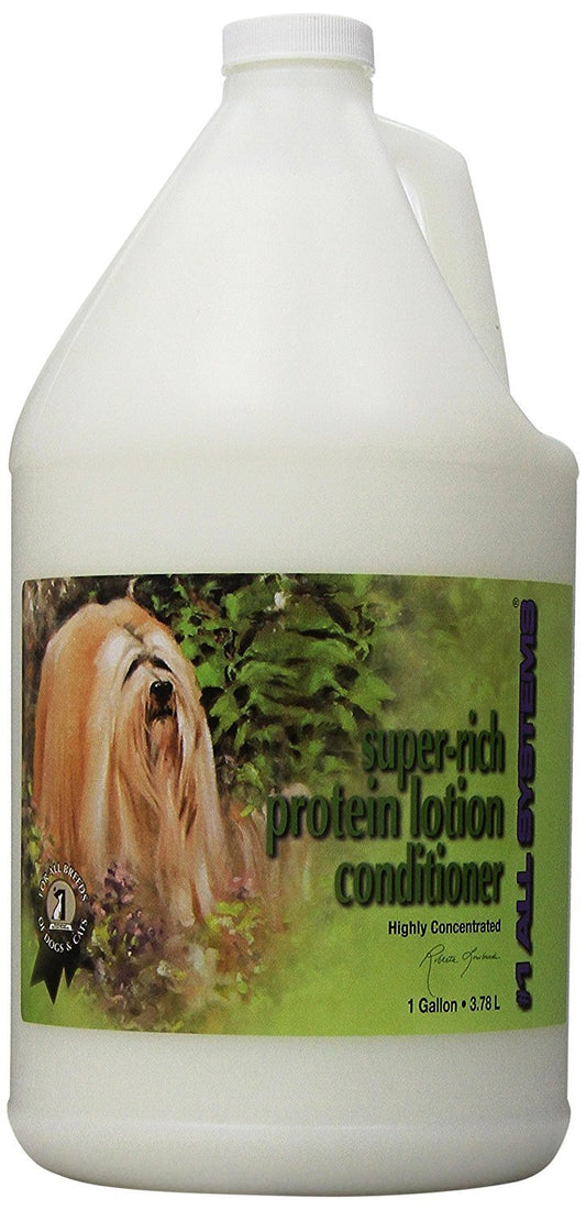 #1 All Systems Super-Rich Protein Lotion Pet Conditioner, 1-Gallon, Package may vary