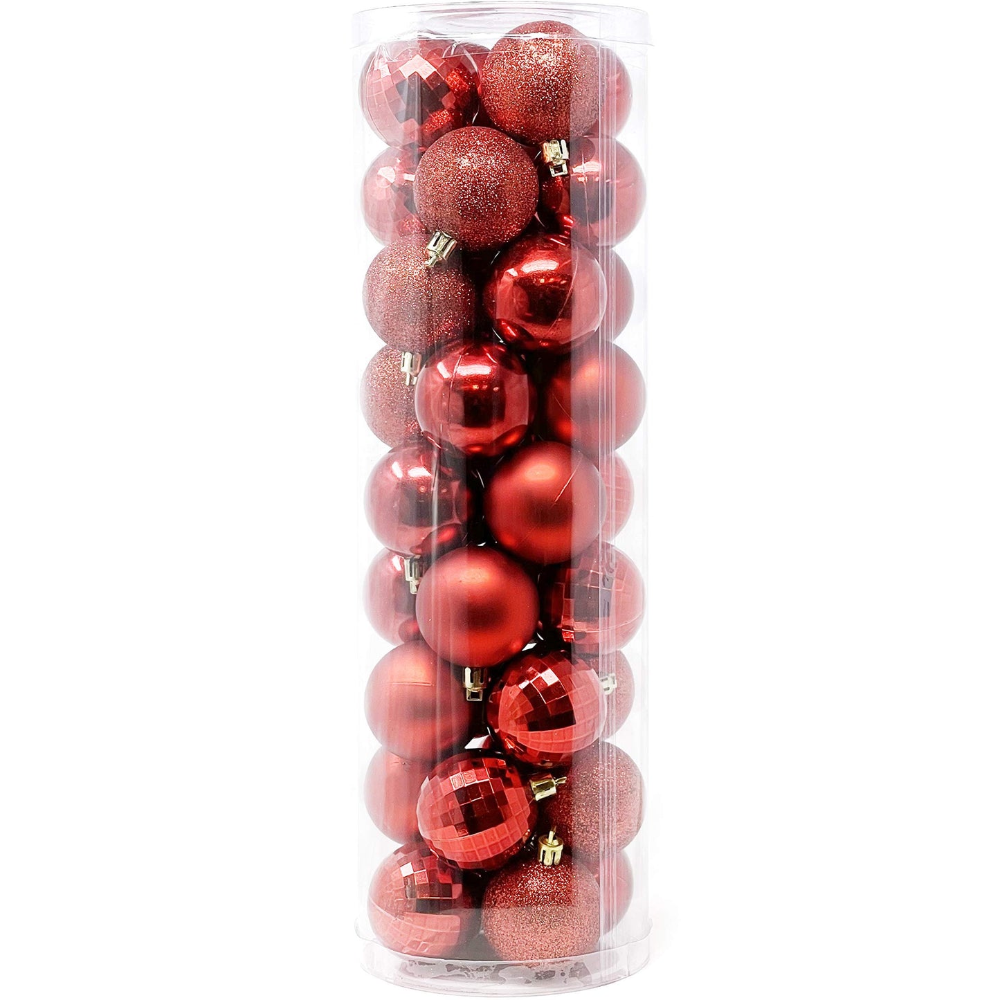 allgala 36 PK 2 Inch (5CM) Christmas Ornament Balls for Xmas Tree-4 Style-