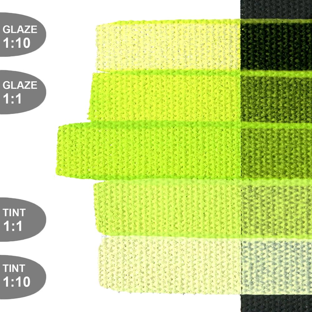 GOLDEN SoFlat Matte Acrylics, Yellow Green, 2 fl. oz. Jar, Professional Acrylic Paint, Semi-Opaque