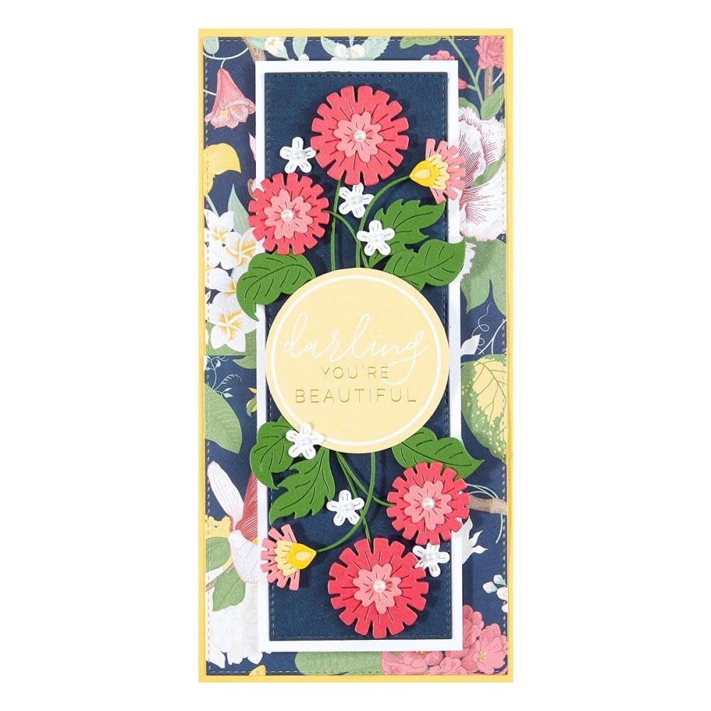 Spellbinders Etched Dies-Floral Spray