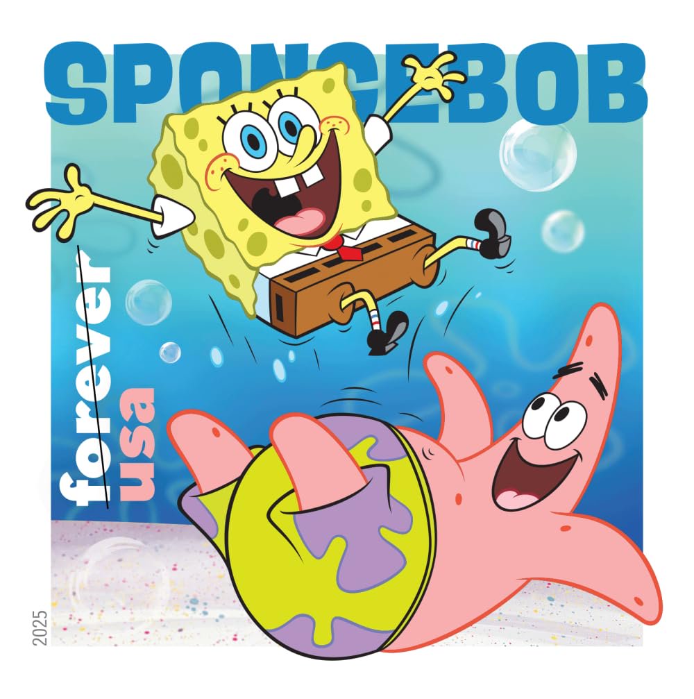 Spongebob Squarepants 2025 Stamps