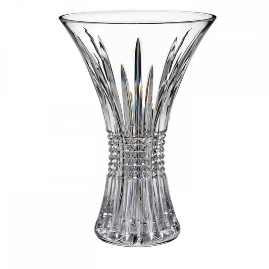 Waterford Lismore Diamond Vase Black