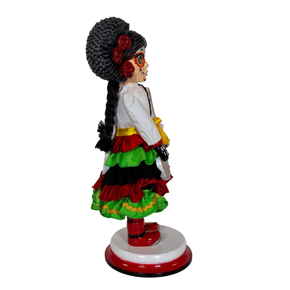 Kurt Adler 16-inch Hollywood Nutcrackers™ Day of The Dead Girl Nutcracker