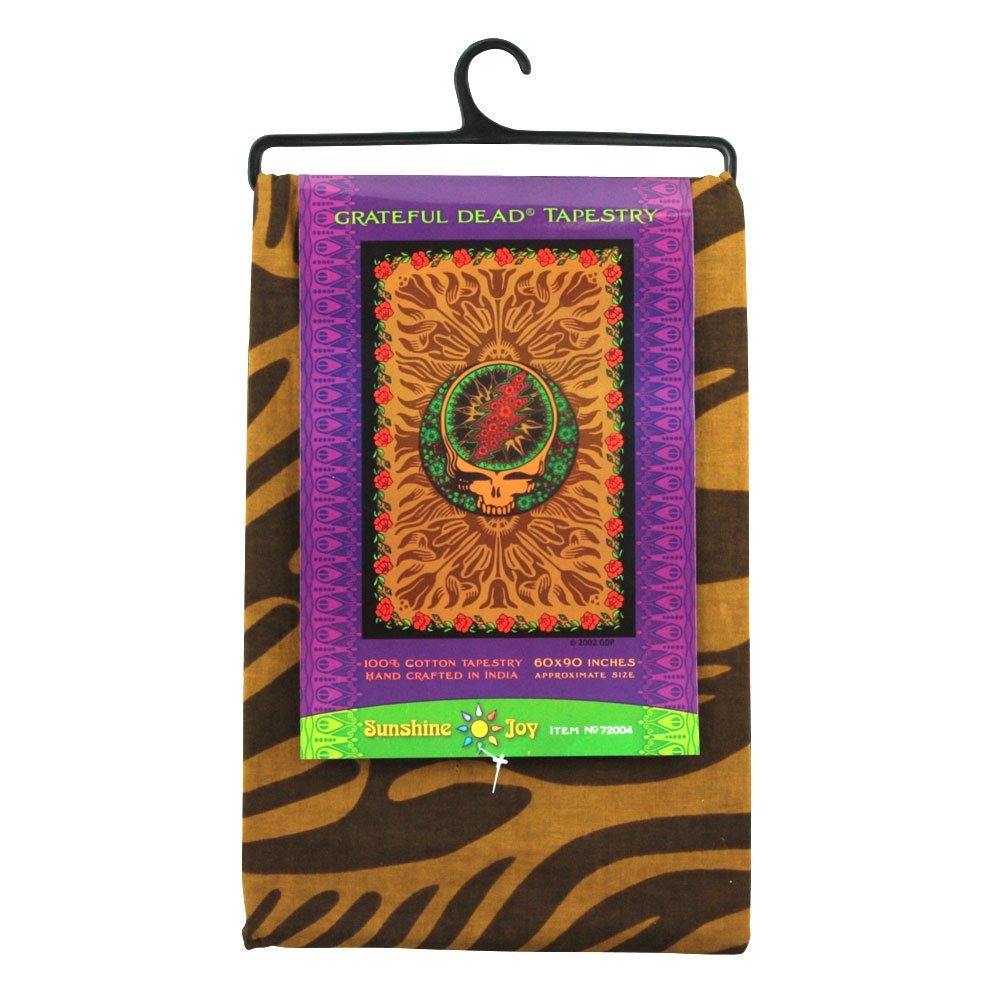 Sunshine Joy 3D Grateful Dead Skull & Roses Tapestry