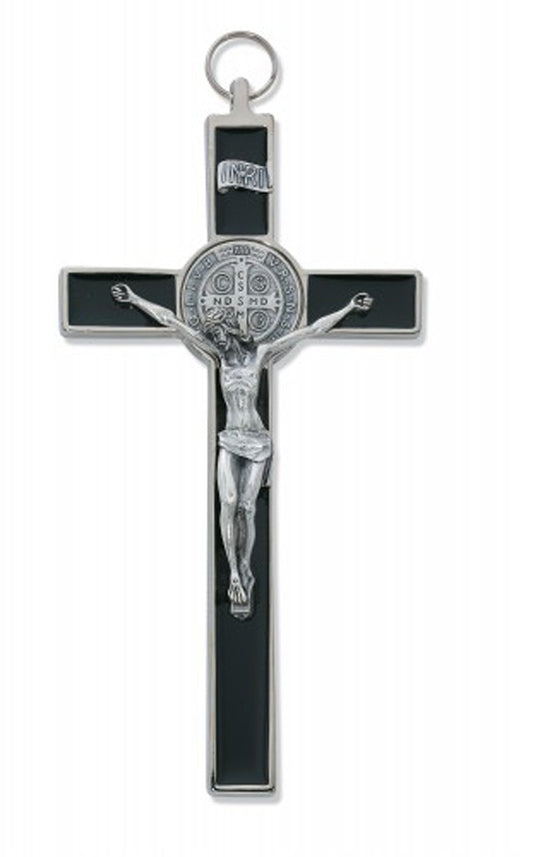 McVan Inc. 8 Black Epoxy St. Benedict Crucifix - Décor Gift Religious 119-04-MCVAN