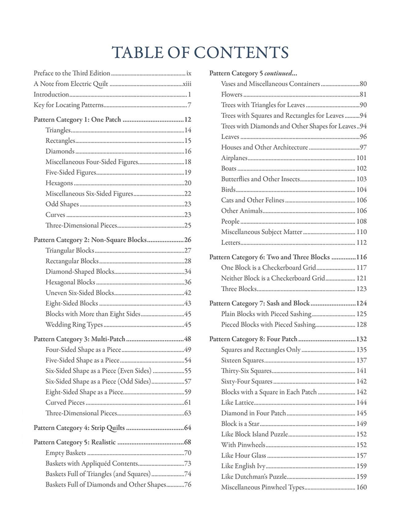 Encyclopedia of Pieced Quilt Patterns Book by Barbara Brackman from The Electric Quilt Company