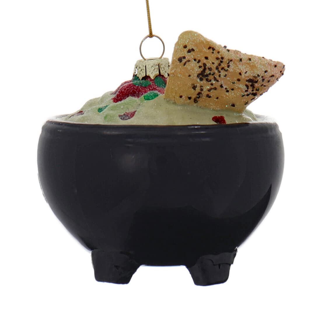 Cody Foster I'm So Extra Guacamole Glass Christmas Ornament 3 1/8 in