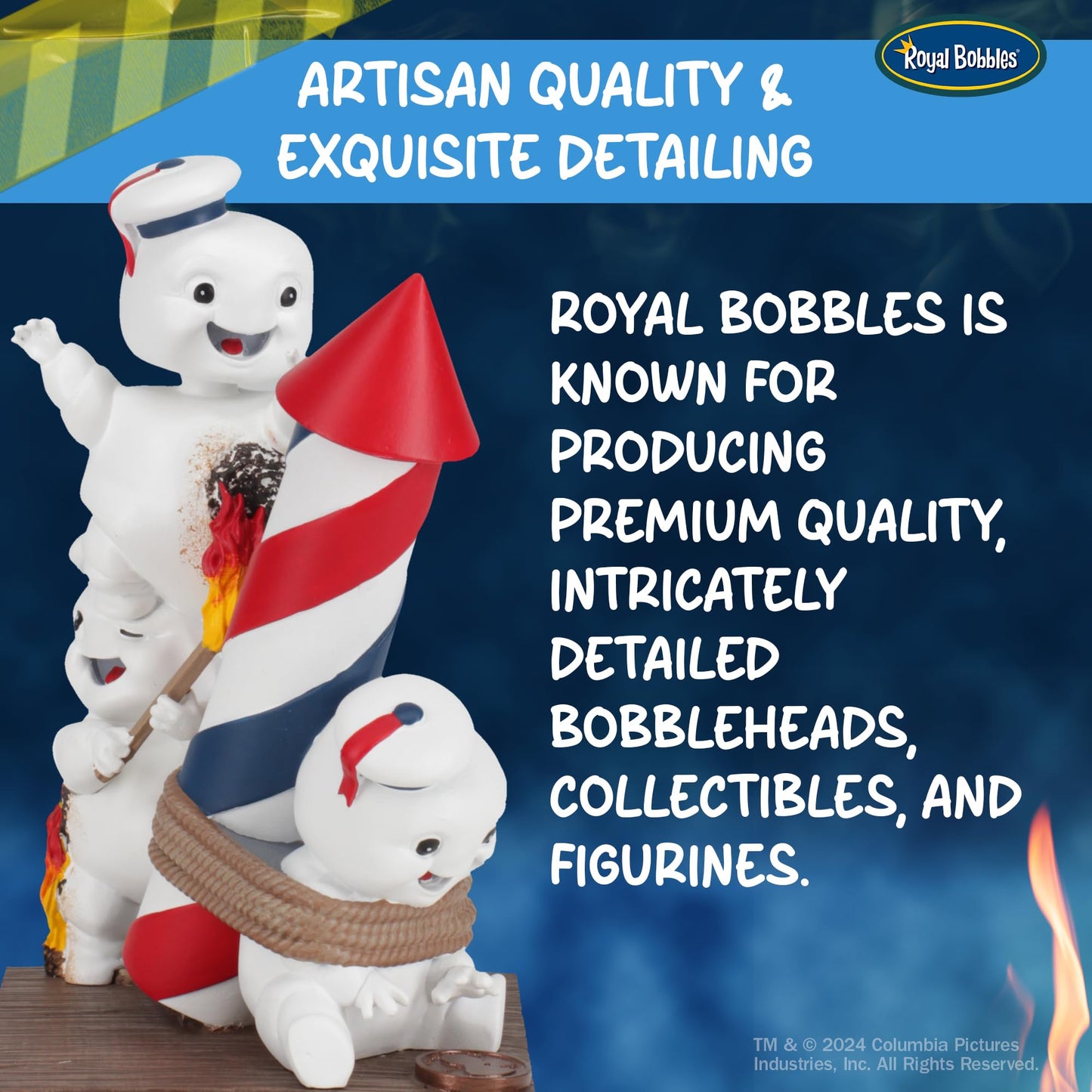 Royal Bobbles Ghostbusters: Afterlife Mini-Pufts Rocket Bobblescape – 6 Inches Tall – Collectible Bobblehead Statue