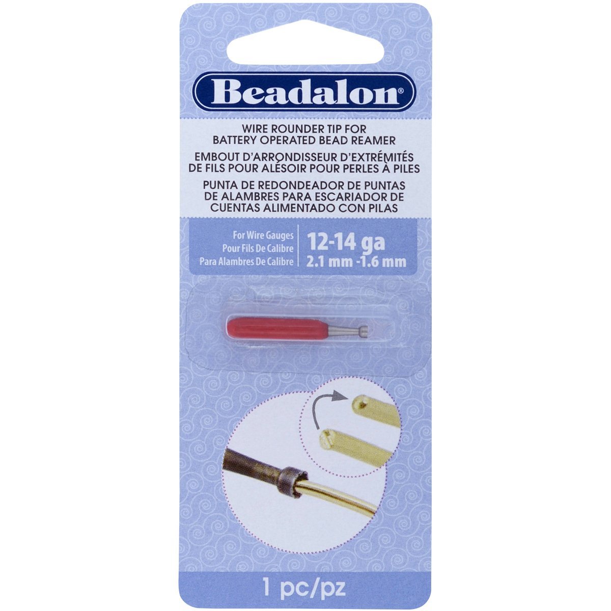 Battery Operated Bead Reamer Wire Rounder Tip 12-14 Gauge-