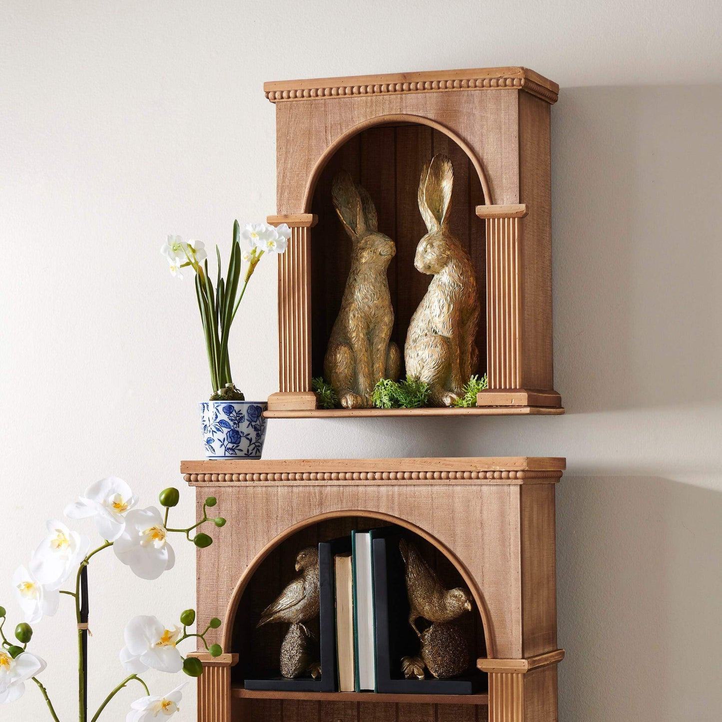 12.25" Gold Leaf Rabbit