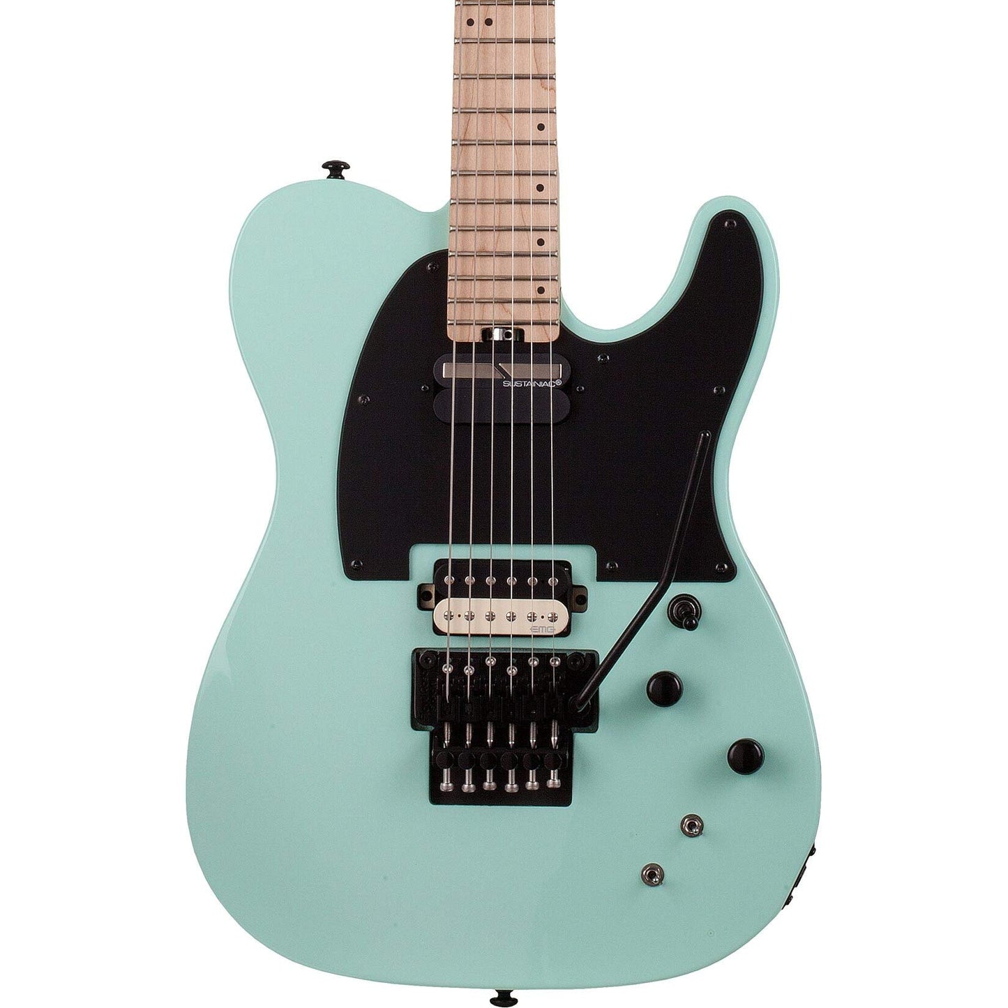 Schecter Sun Valley Super Shredder PT FR with Sustainiac - Sea Foam Green