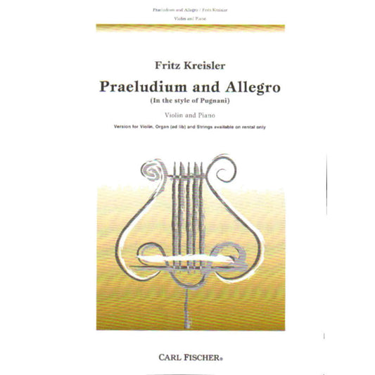 Carl Fischer Kreisler: Praeludium and Allegro (In the Style of Pugnani)
