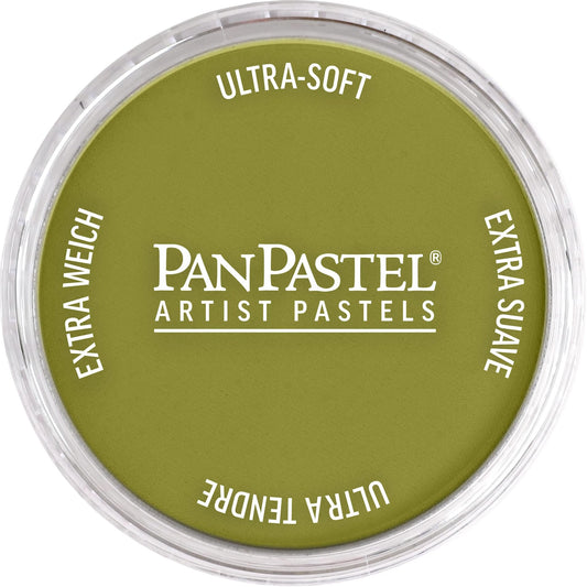 PanPastel Artist Pastels by GOLDEN, Bright Yellow Green Shade, 2.44” / 62mm Pan Diameter, Professional Artist Pastels, Unique Pan Format (cake-like)