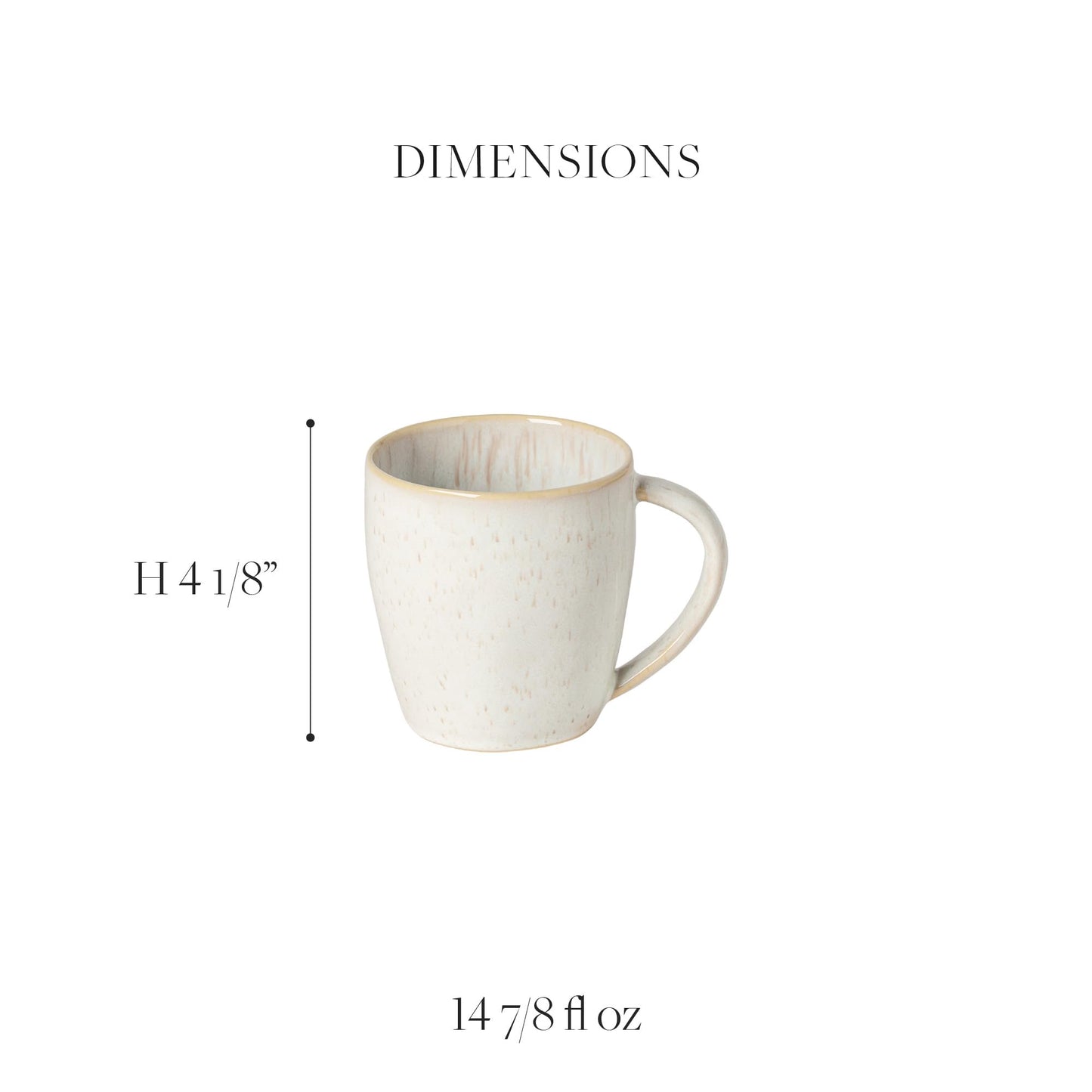 Casafina, Eivissa collection, Stoneware Drinkware, Mug, 15 oz