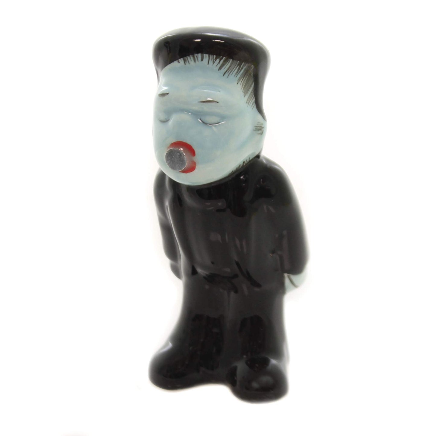 Pacific Giftware Zombies Salt and Pepper Shakers Set Adorable Magnetic Ceramic Halloween Kitchen Decor for Horror Lovers 3" Tall