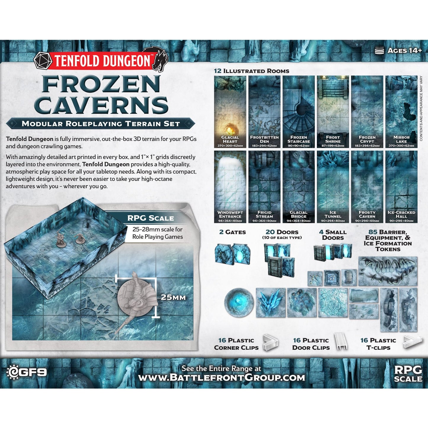 Gale Force Nine - Tenfold Dungeon - Frozen Caverns