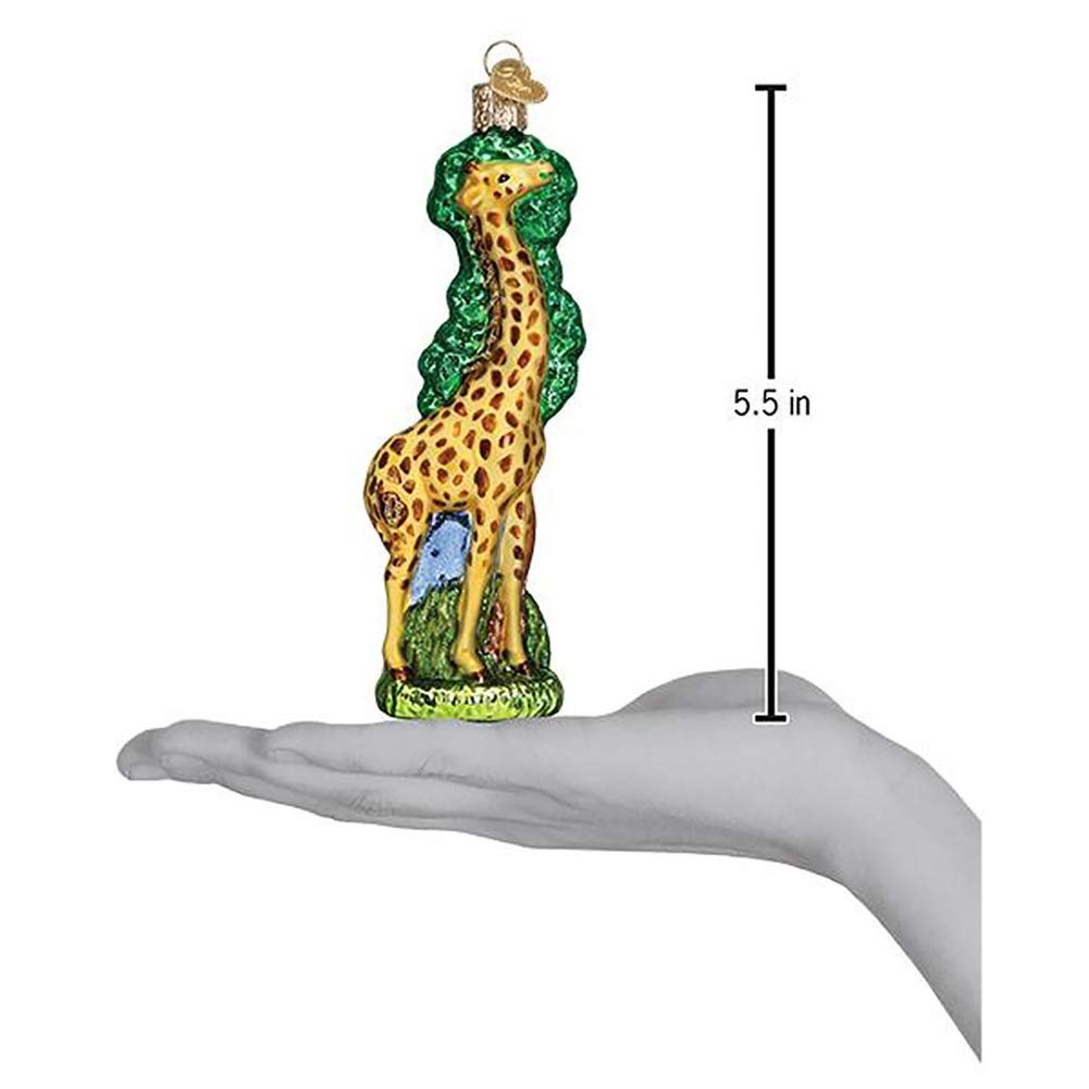 Old World Christmas Ornaments Giraffe Glass Blown Ornaments for Christmas Tree