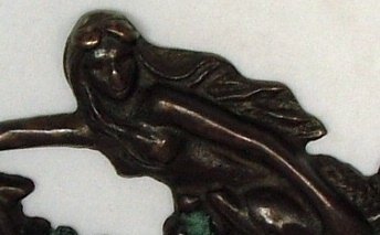 Tropical Nautical Brass Mermaid Dolphin Wall Hook Decor