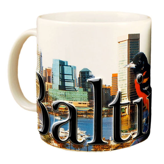 Americaware Baltimore 18oz. Color Relief Coffee Mug