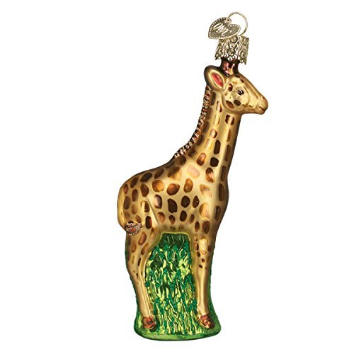 Old World Christmas Ornaments: Zoo and Wildlife Animals Glass Blown Ornaments for Christmas Tree
