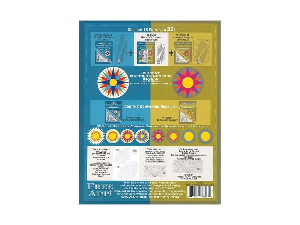 Robin Ruth Design Mariner's Compass Ruler&Bk