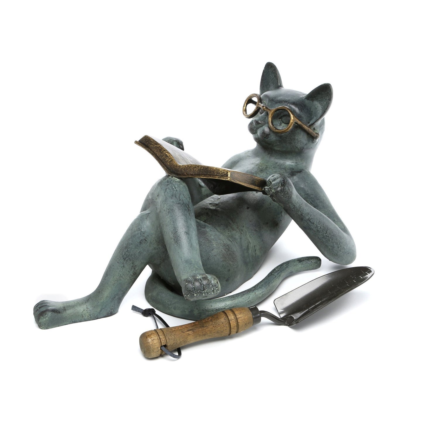SPI Home 33650 Literary Cat Garden Sculpture