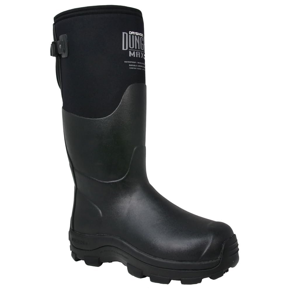 Dryshod Men's Dungho Max Gusset Extreme-Cold Conditions Waterproof Super Warm Barnyard Snow Boot