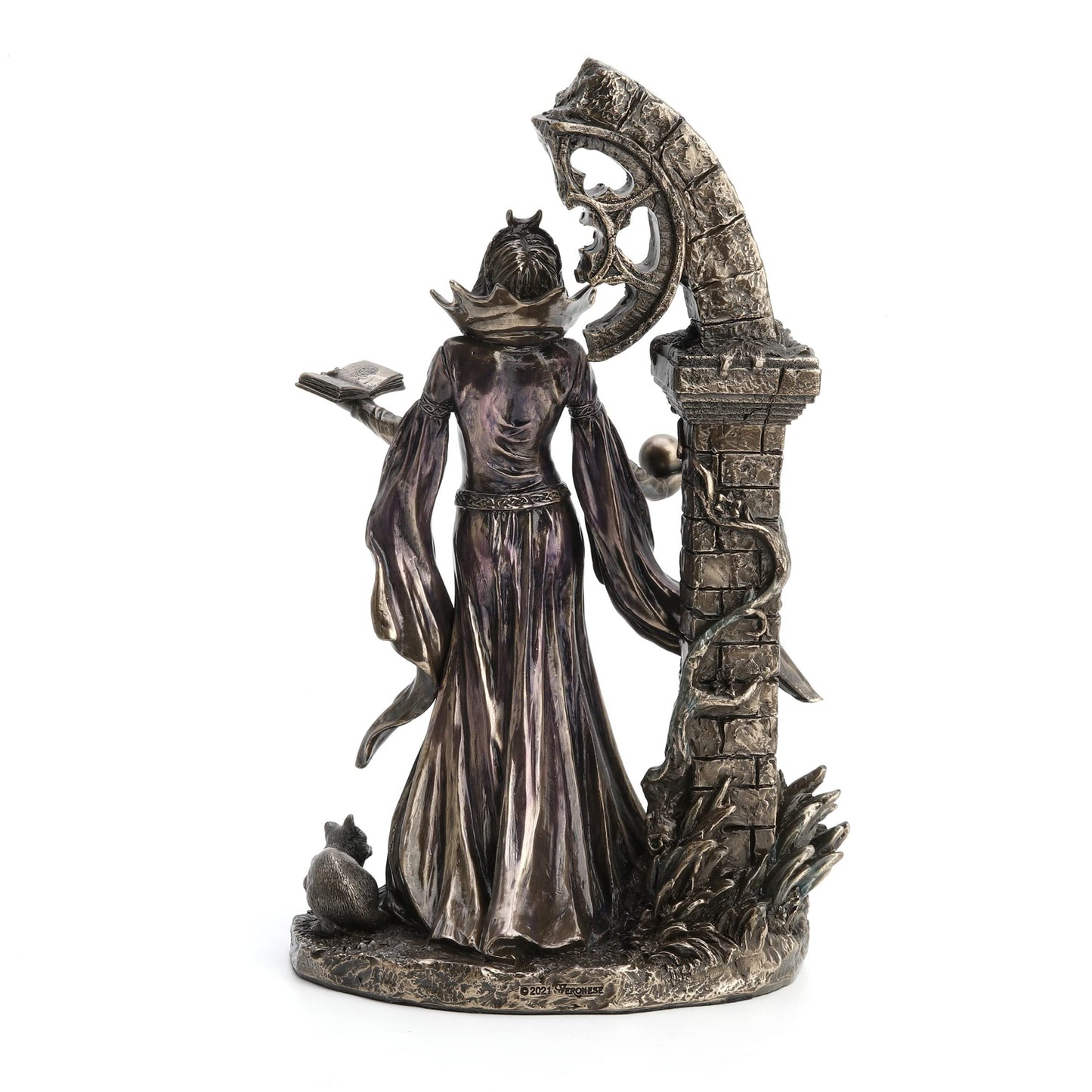 Veronese Design Aradia The Wiccan Queen of Witches Cold Cast Resin Antique Bronze Finish Statue