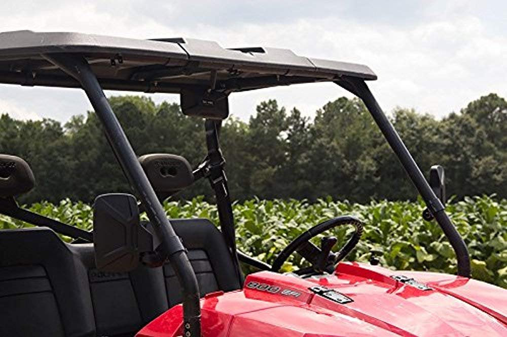 Seizmik Folding UTV Side View Mirrors for Round Tube and ROPS UTV Models | ABS | Compatible with Select Polaris, Can-Am, Kawasaki, CF Moto, Yamaha, Honda, Arctic Cat Models
