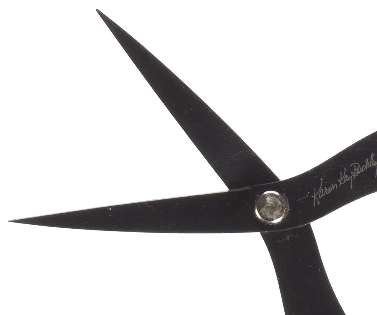 Karen Kay Buckley® Perfect Scissors™, Medium 6-inch #KKBPSM Micro-Serrated Non-Slip Blades for Appliqué, Fabric Trimming, Quilting, Sewing, Patchwork, Crafts. Sharp Blades Grip and Cut Many Layers