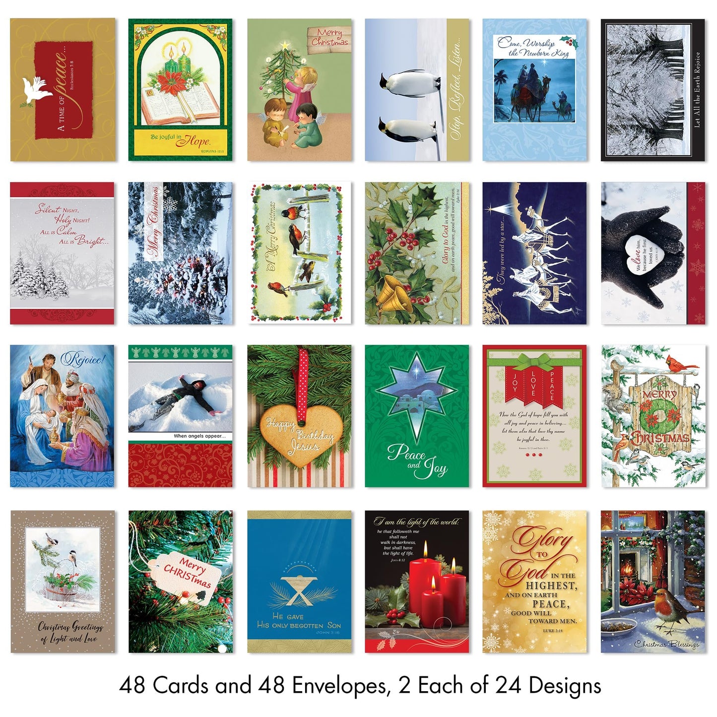 Designer Greetings Faithfully Yours Boxed Holiday Assortment Cards
