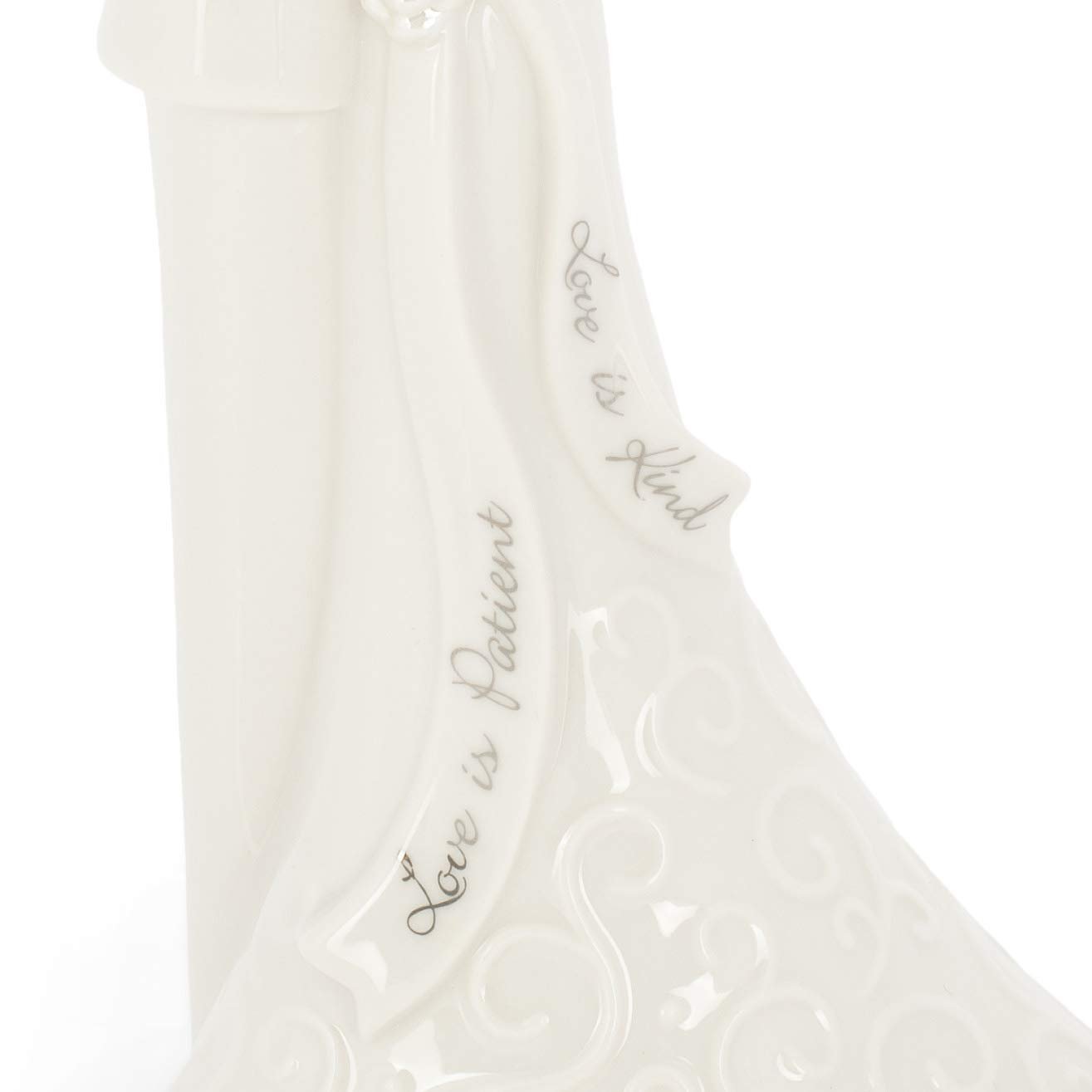 Roman 13226 Wedding Anniversary Cake Topper, 8.5-inch Height, White