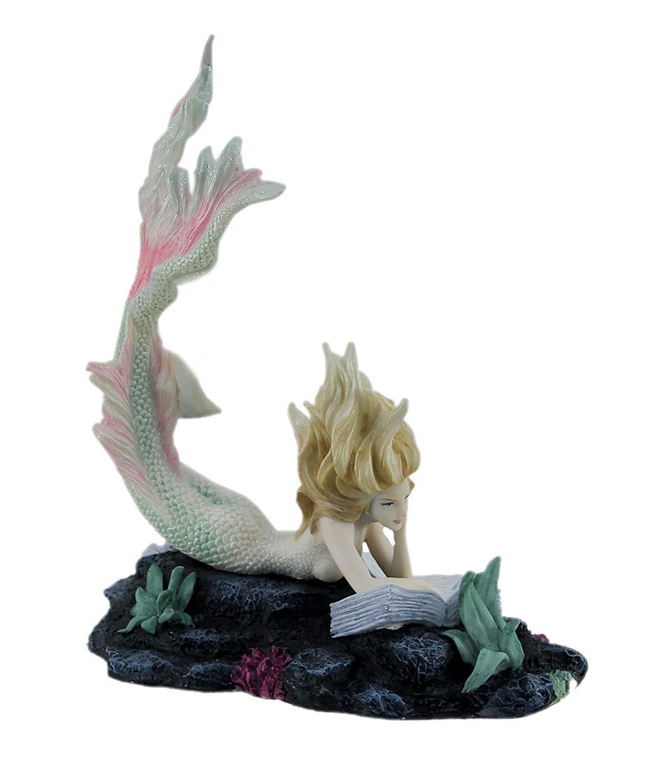 Veronese Design Lost Books Mermaid Sculpture