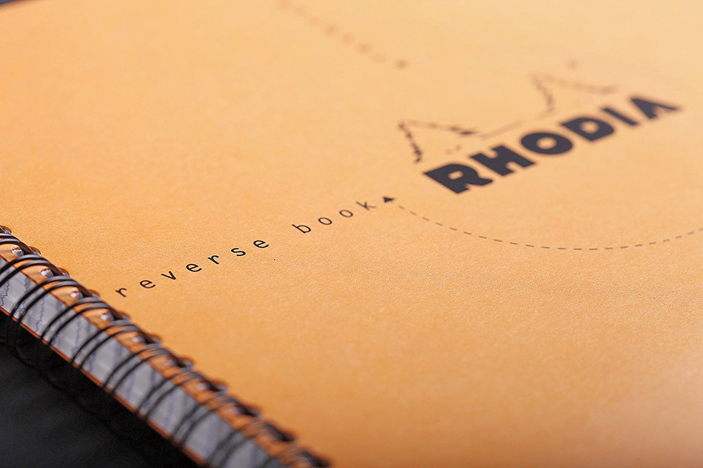 Rhodia Graph Reverse Standard Notebook, One Notebook, Black