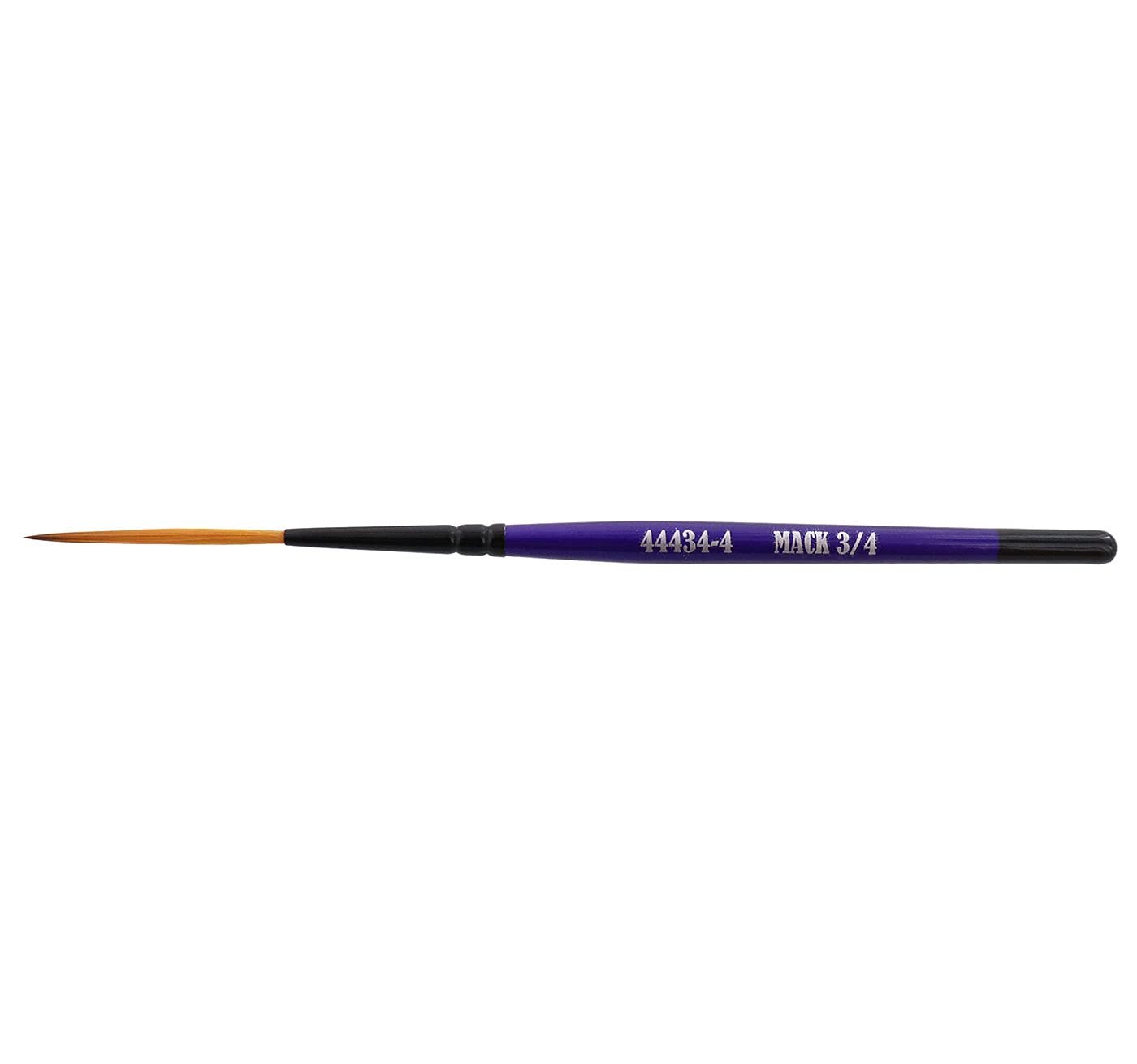 Set of (5) Series 44434 The Virus Scrolling Script Pinstriping Brushes Sizes 0-6 with 3/4 Handle and Specially Blended Golden Taklon